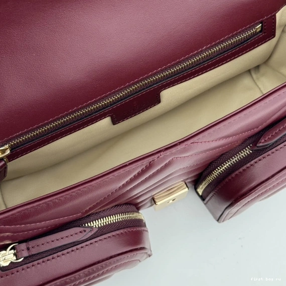 First bag ru small GG bag Gucci Marmont multi-pocket 0717